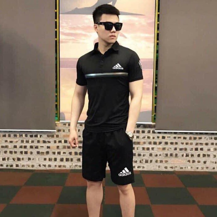 Sét thể thao nam ngăn tay kẻ ngực-hàng cty fullsize M L XL(40-85kg)-TH