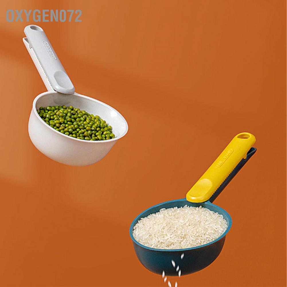 Oxygen072 Kitchen Scoops High Capacity Multifunctional Flour Spoon for Cooking Serving Rice Beans