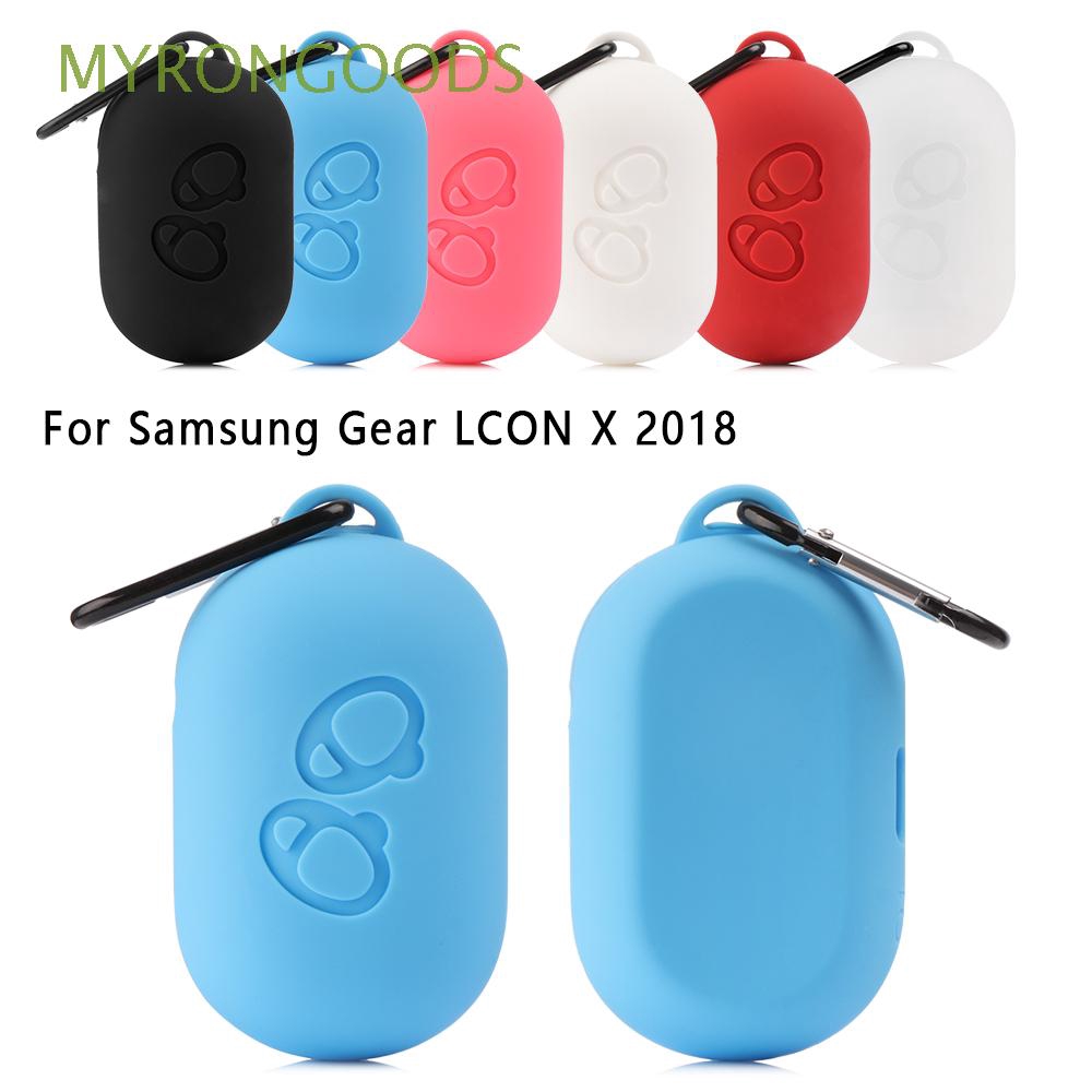 MYRON Silicone Protective Case Cover Shockproof Earphones Skin for Samsung gear iconx 2018