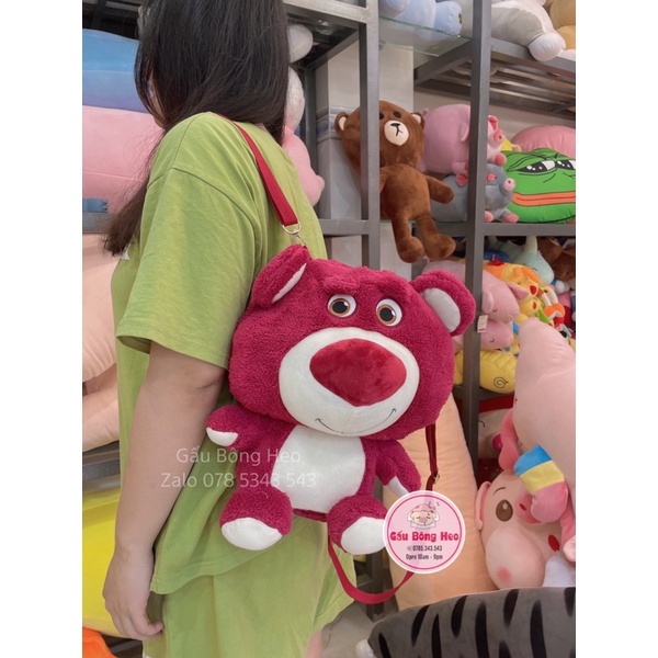 Balo Gấu Hồng Losto siu cưng