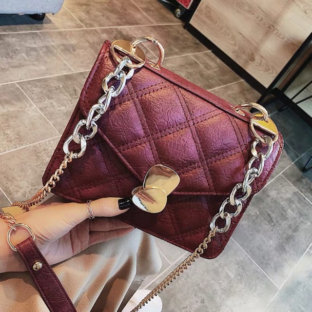 túi xách cao cấp đỏ đô
