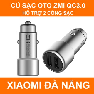 Củ sạc nhanh cho xe ô tô xiaomi zmi qc3.0 - củ sạc oto zmi