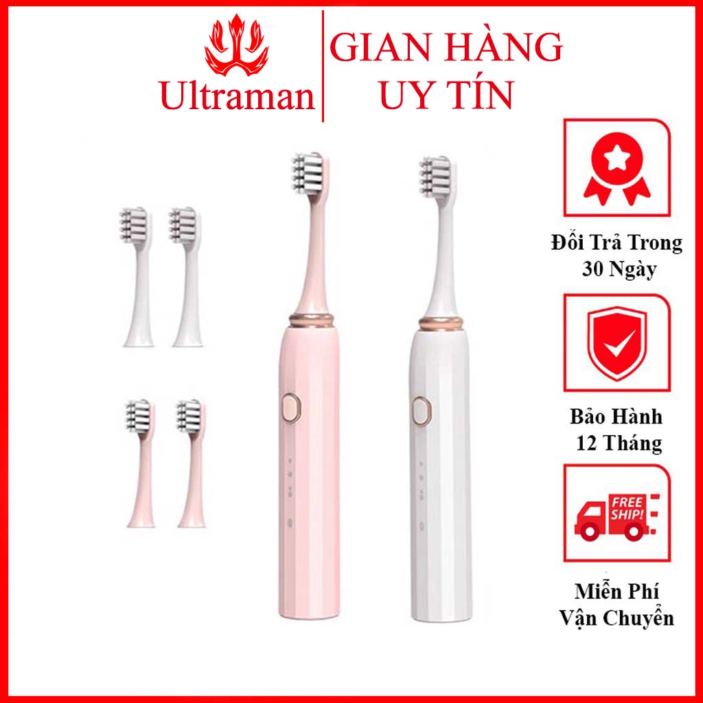 Bàn Chải Điện Cao Cấp Sonic X20 Bàn Chải Điện Thế Hệ Mới Công Nghệ Chống Nước IPX7 Dùng 30 Ngày Cho 1 Lần Sạc