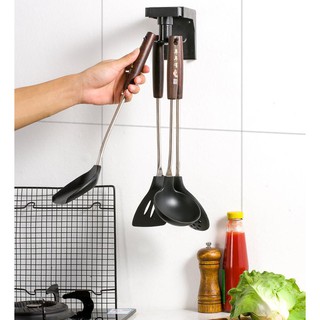 Móc treo vật dụng nhà bếp 8 móc xoay tiện dụng