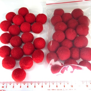 Pom pom lớn (đỏ)