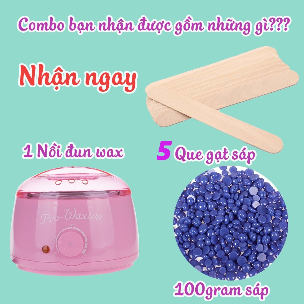 Nồi Nấu Sáp Wax Lông Chuyên Dùng Triệt Lông Cơ thể - [ Có Bảo Hành ]