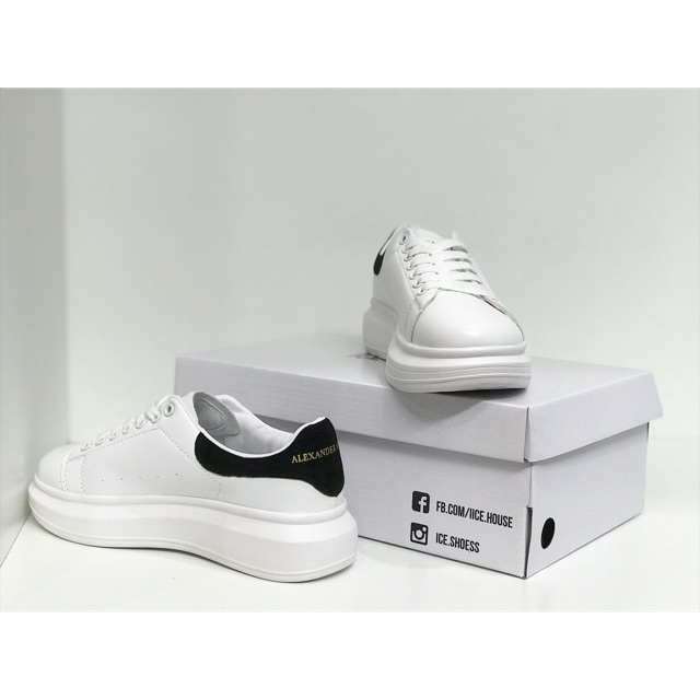Giày Nam nữ MC Queen Full White