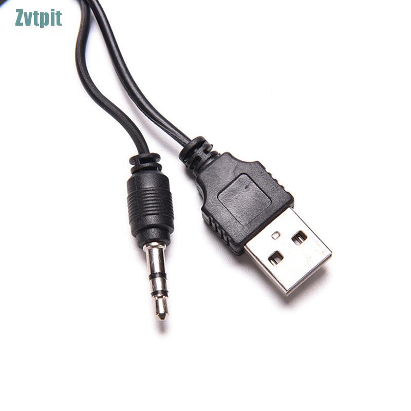 Cáp kết nối âm thanh USB giắc cắm 3.5mm thông dụng dụng cho loa/Mp3/4