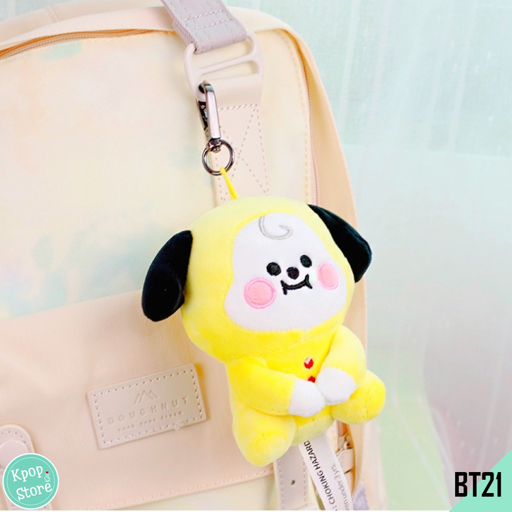 Gấu bông BT21 treo túi balo 12cm baby siêu kute