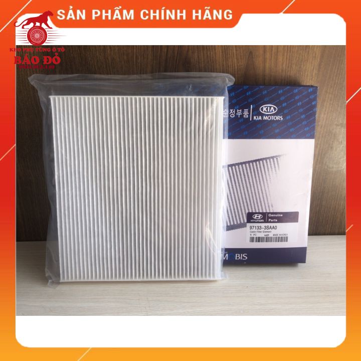 Lọc gió điều hòa chính hãng Xe Santafe, Sedona, Cerato 2.0, Optima, Sonata, Carnival, Azera..Mã: 97133-3SAA0