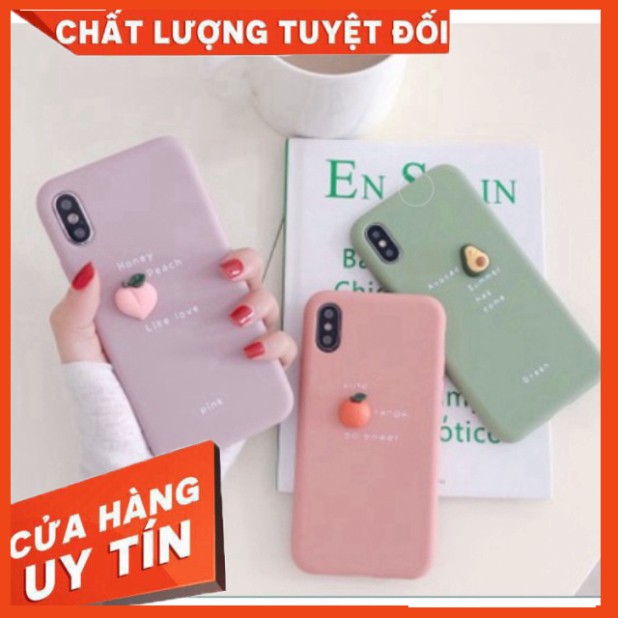 Ốp Lưng IPhone Trái Cây Tí Hon 7/7Plus/8/8Plus/X/Xr/Xs/Xs Max/11/11Pro/11Pro Max