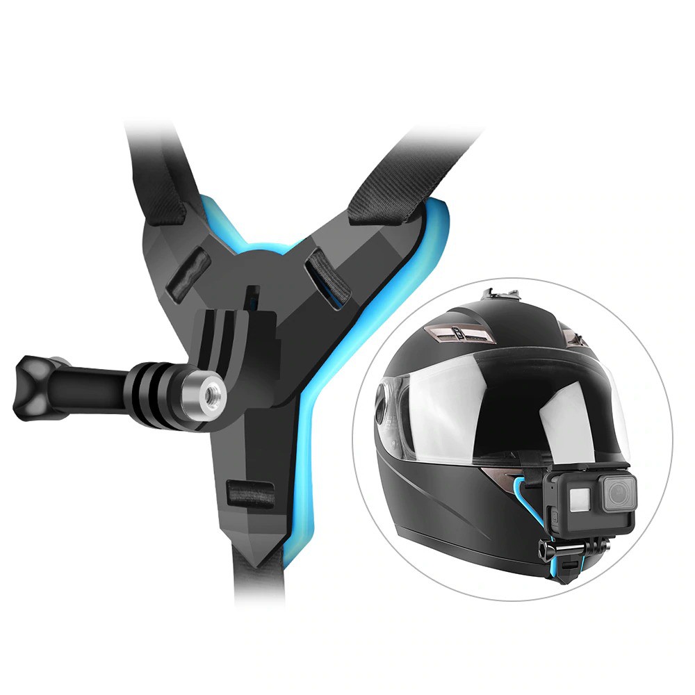 Mount gắn gopro, sjcam, eken đeo cằm mũ bảo hiểm fullface