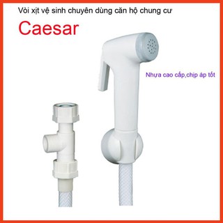 Vòi xịt vệ sinh toilet Caesar chính hãng, vòi xịt vệ sinh