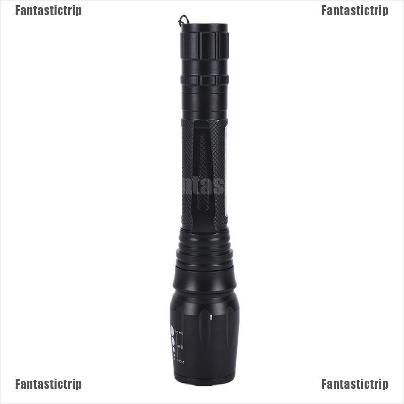 Fantastictrip Super Bright 90000LM T6 LED Flashlight Torch Zoomable 18650