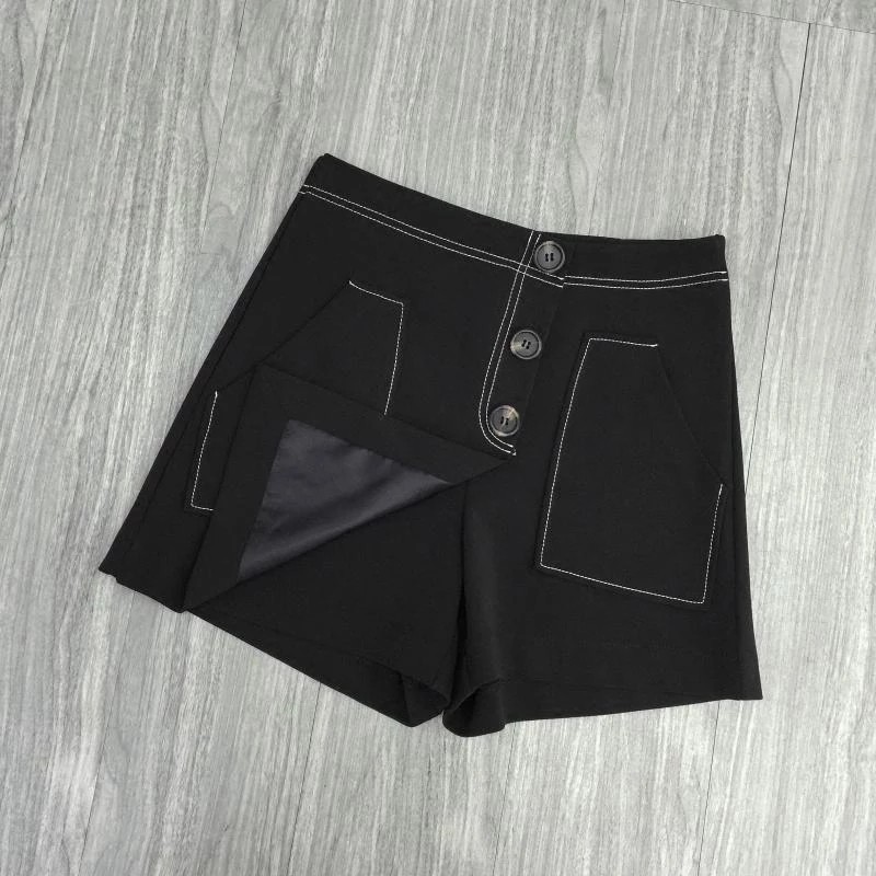 Quần giả váy trần chỉ 3 khuy, quần váy trần chỉ chất cát hàn dày dặn 31 September mã TH02 | BigBuy360 - bigbuy360.vn