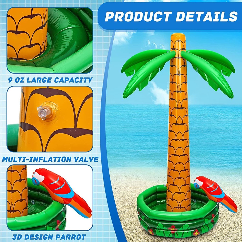 Cây Cọ Nhiệt Đới Hawaiian 180cm Dành Cho Bữa Tiệc Hồ Bơi