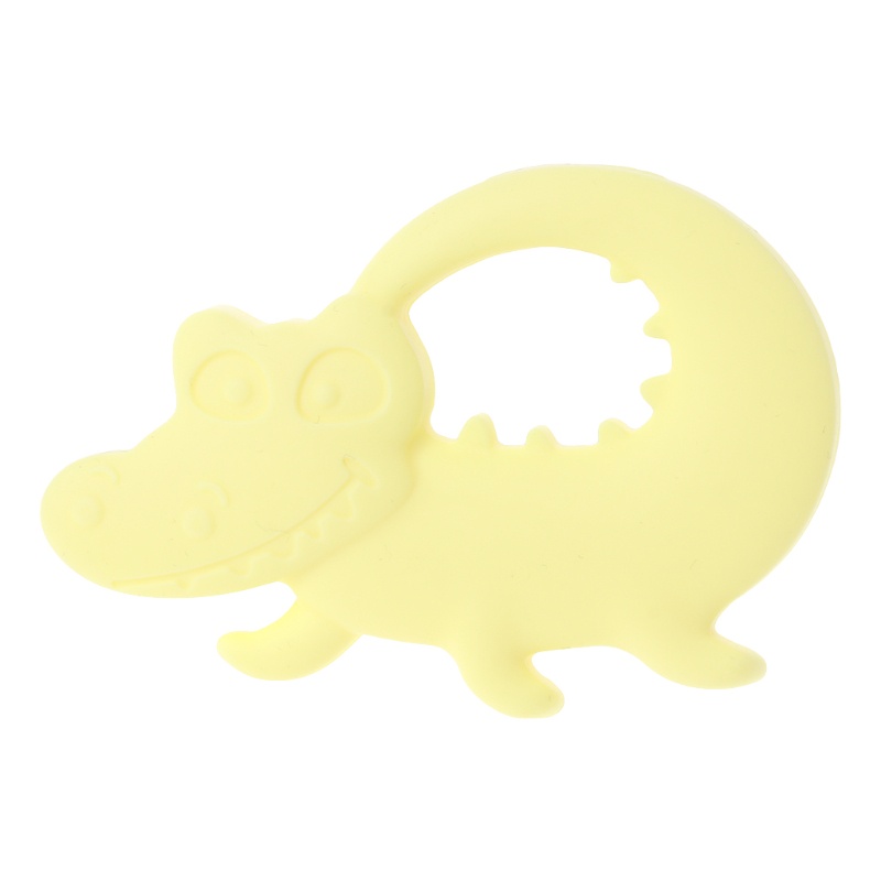 Haha Vòng Cổ Đồ Chơi Gặm Nướu Hình Cá Sấu Bằng Silicone Dành Cho Trẻ Sơ Sinh
