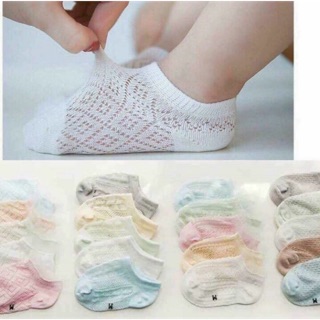 Tất lưới chống trượt cho bé 10 đôi