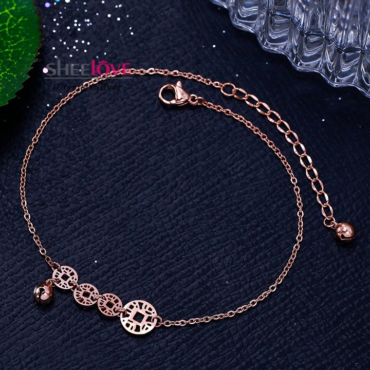 Freeship HCM - Lắc chân vòng chân nữ titan ngôi sao phong chữ Lucky độc đáo tinh tế thời trang quý phái | BigBuy360 - bigbuy360.vn