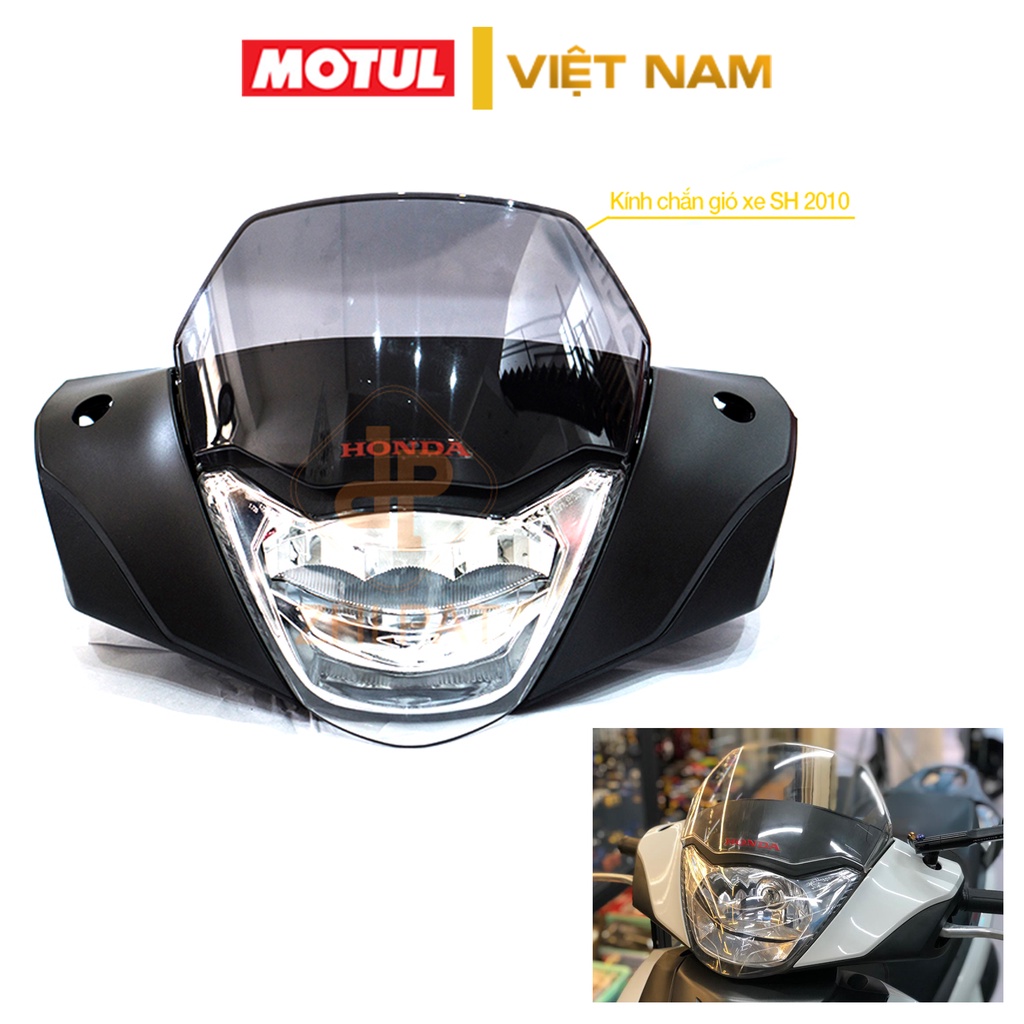 Kính chắn gió SH Ý, SH150i, SH 2009-2012 màu trong suốt nhựa PC Zhi.pat chính hãng - bảo hành 6 tháng