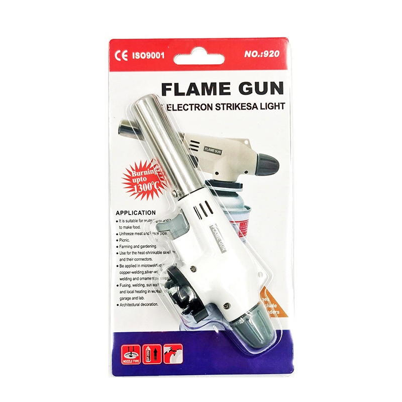 Bộ Đầu Khò Gas Mini FLAME GUN, Đèn Khò Ga Có Mồi Lửa, Sử Dụng Cho Bình Gas Mini