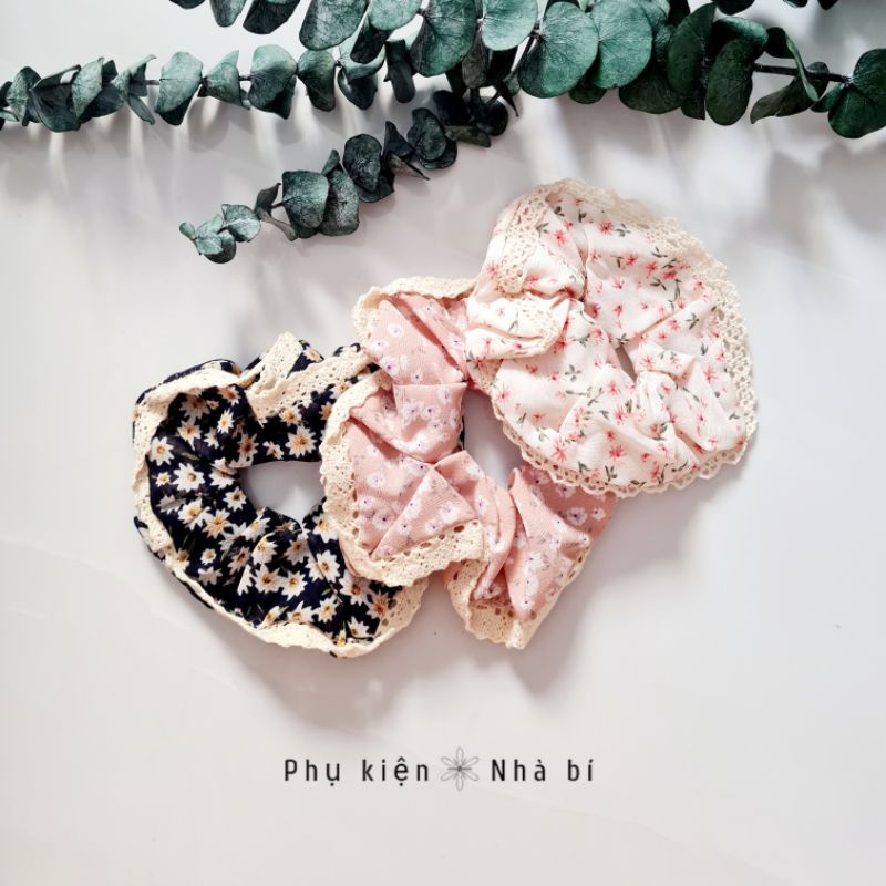 Cột tóc vải Nhà bí