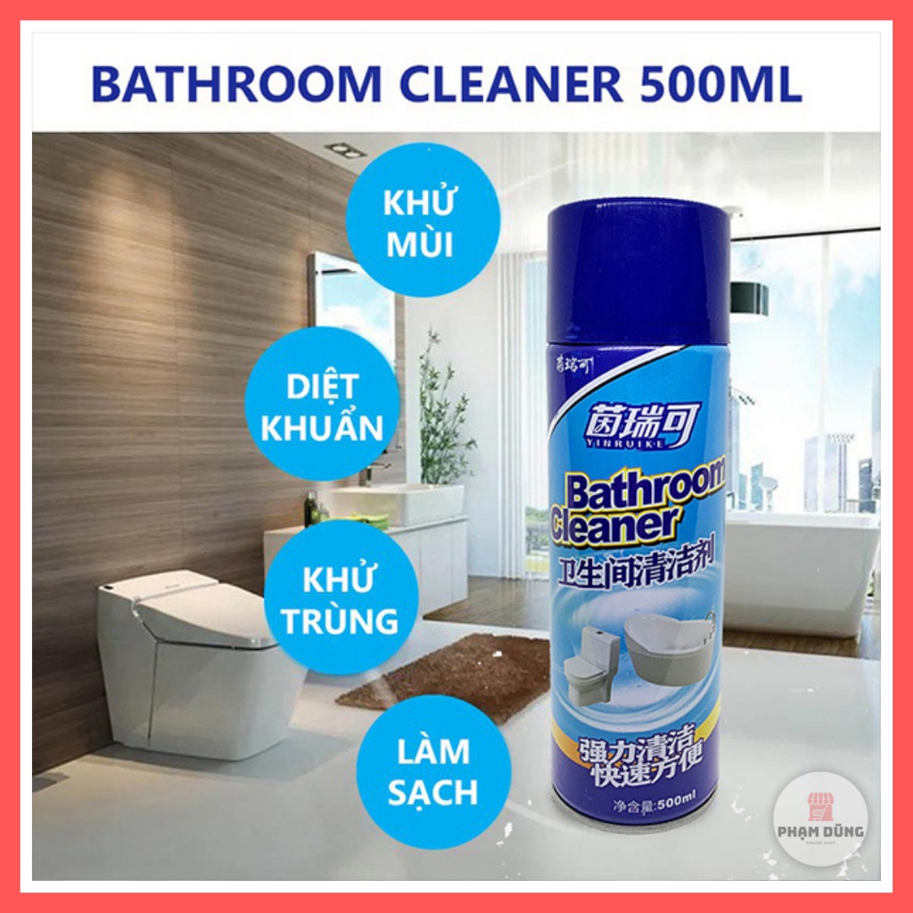 Bình Xịt Bọt Tuyết Vệ Sinh Nhà Tắm , Chai Xịt Vệ Sinh Đa Năng Batharoom cleaner