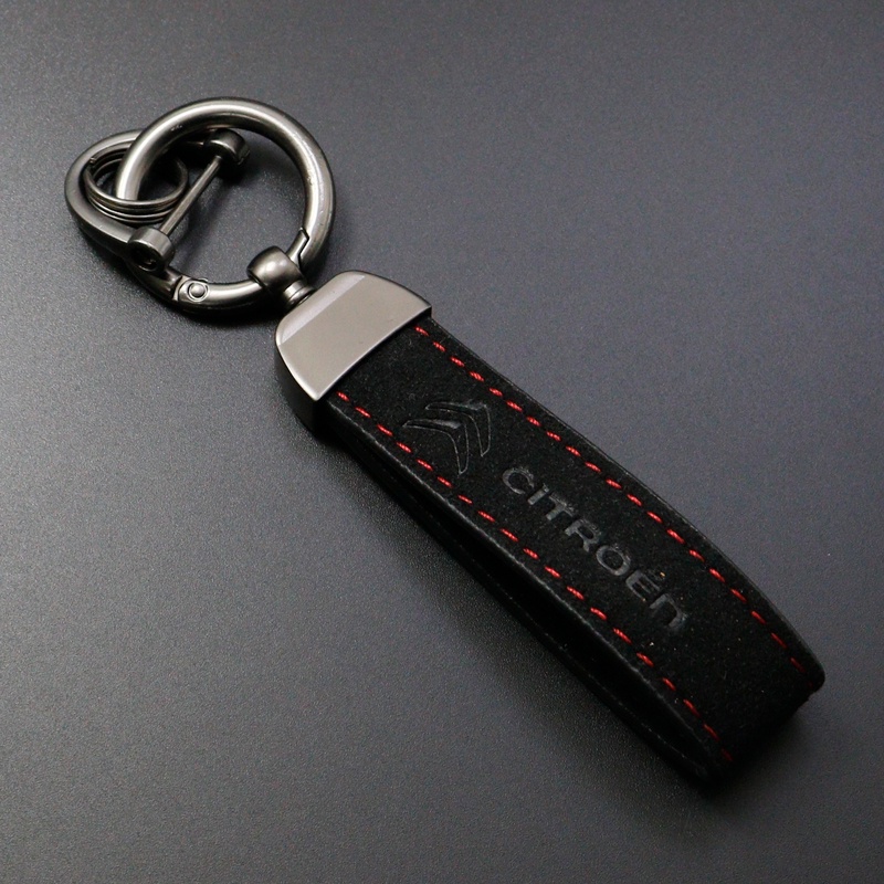 Móc Chìa Khóa Xe Hơi Citroen C4 C5 C3 C2 C1 C4L Picasso Saxo Bằng Hợp Kim Da Lộn