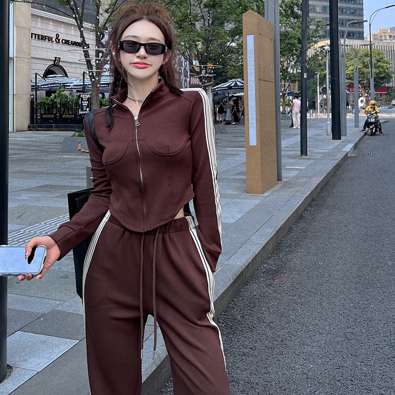 IELGY    Bộ Đồ Thể Thao Mỏng Dáng Rộng Thời Trang Hàn Quốc Cho Nữ