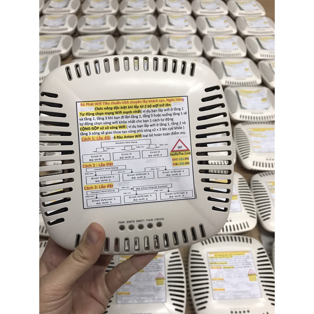 Bộ Phát Wifi Aruba 135 Nhập Khẩu USA Siêu Chịu Tải 180 User - Hỗ Trợ Mesh , Roaming