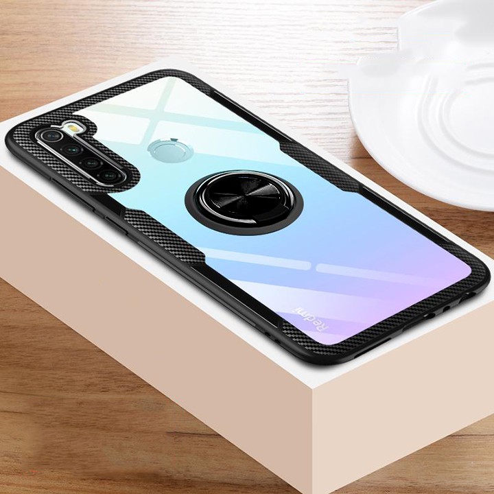 Ốp lưng Xiaomi Redmi Note 8 Trong Suốt Chống Sốc iRing Viền Màu