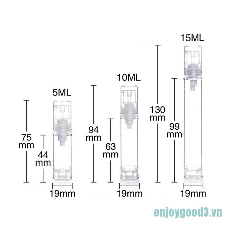 1 Chai Rỗng Chiết Mỹ Phẩm 5 / 10 / 15ml Tiện Dụng Cho Du Lịch