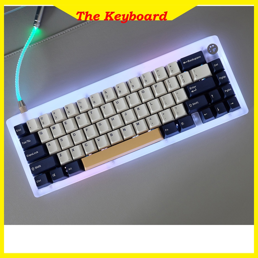 Keycap Rudy 135 Phím Clone PBT doubleshot. Nút bàn phím nhựa PBT giá rẻ.