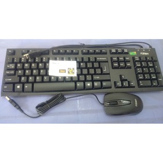 Combo Bộ Phím Chuột Có Dây Fuhlen L102 + L411 Hàng Chính Hãng