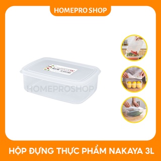 Hộp đựng thực phẩm nắp dẻo nakaya 3l