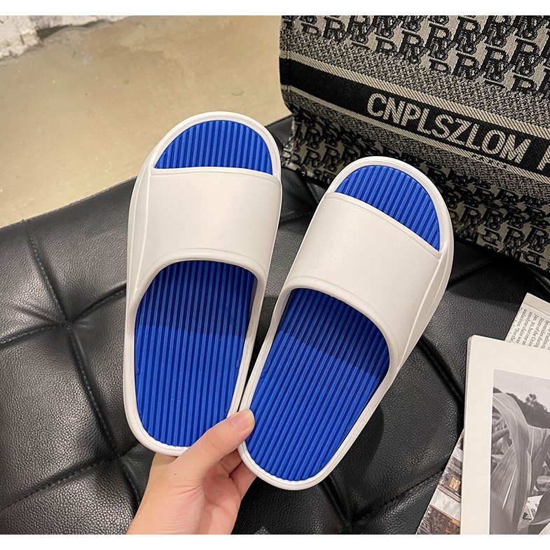 Dép EVA quai ngang đế cao 5cm unisex hàng chuẩn xịn(2 mầu)