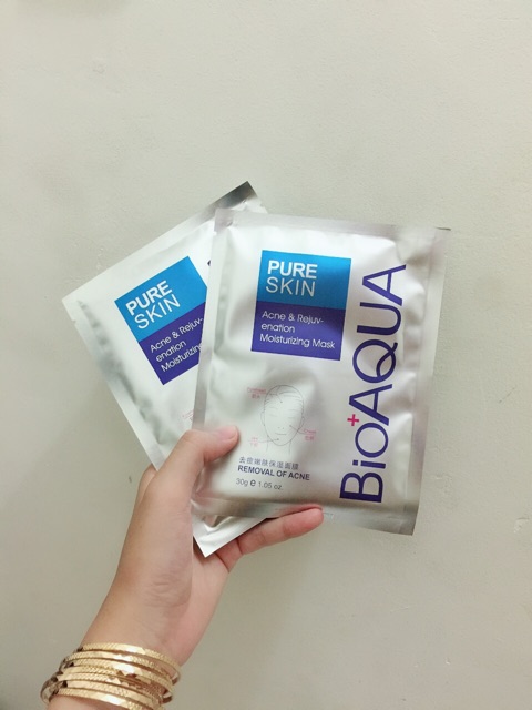 MẶT NẠ PURE SKIN BIOAQUA BẠC- HÀNG NỘI ĐỊA TRUNG