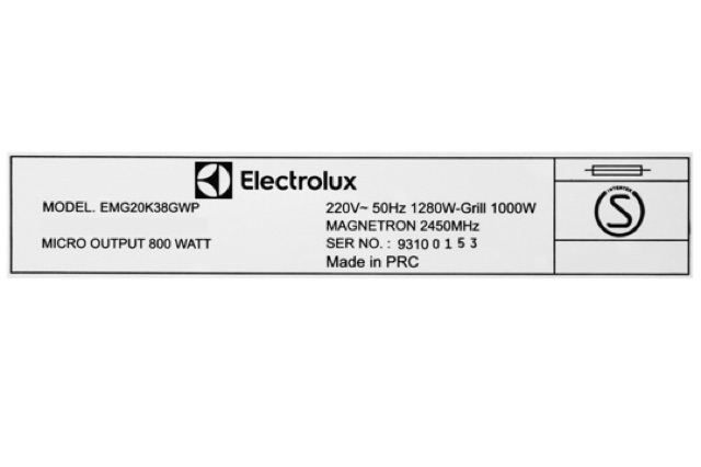 Lò vi sóng có nướng Electrolux EMG20K38GWP 20 lít (Miễn phí giao tại HCM-ngoài tỉnh liên hệ shop)