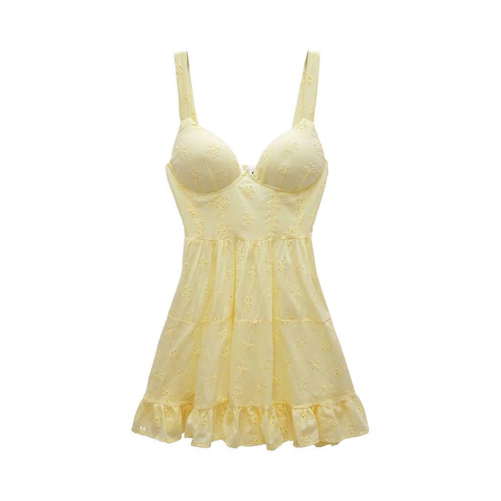 Đầm Ngắn Nữ Sun Dress Corset , Chất Vải Xô Hoa Thoải Mái , WDN000174 ,SOMEHOW