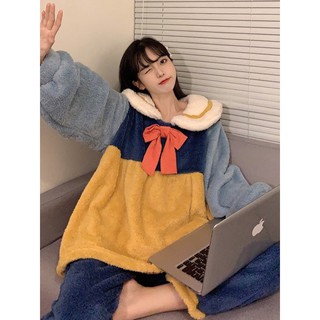 Bộ đồ ngủ nỉ bông dài tay Bạch Tuyết