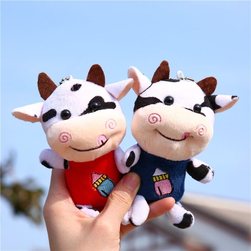 Móc khoá thú bông / móc treo chìa khoá balo / túi dễ thương phong cách Hàn Quốc