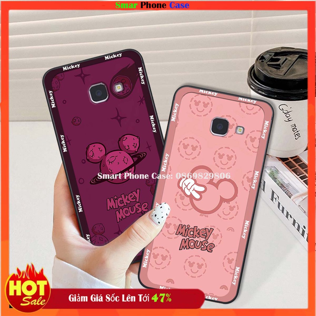 Ốp Samsung J7 Prime cao cấp in hình chuột Mickey Siêu hót Trend