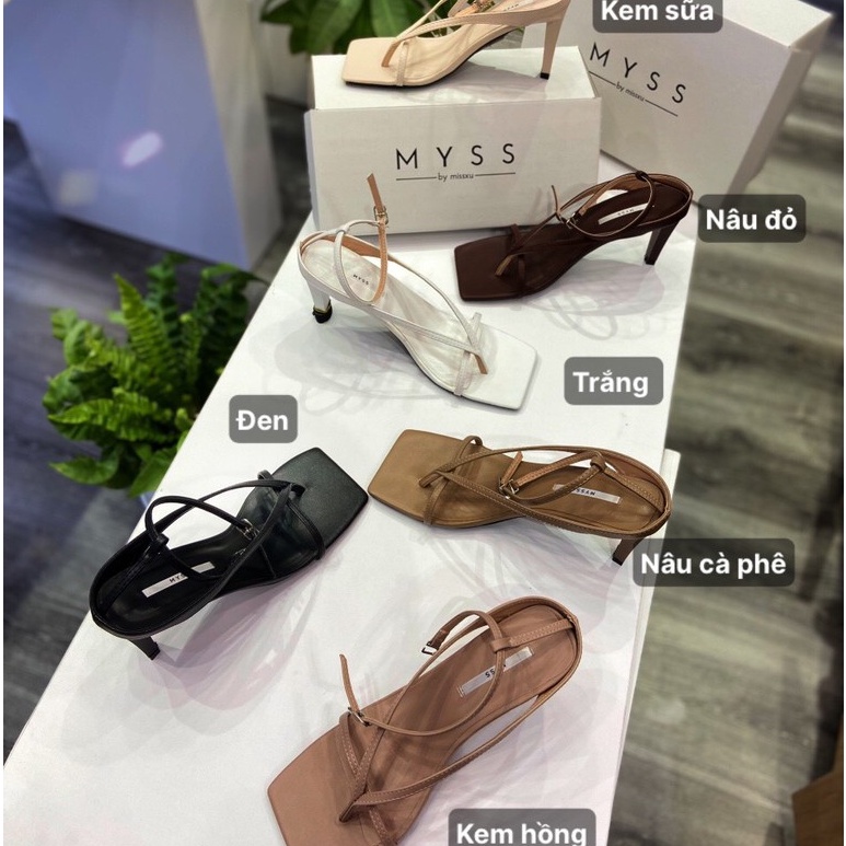 Giày sandal nữ kẹp xỏ ngón 7cm thời trang MYSS - SD81