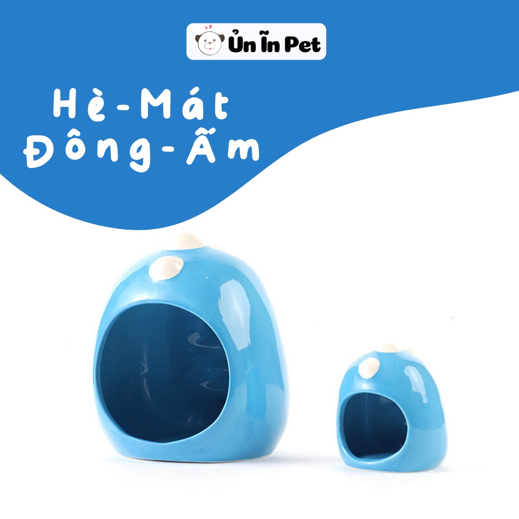 Nhà sứ hamster KHỦNG LONG [LỚN] siêu mát, dễ thương