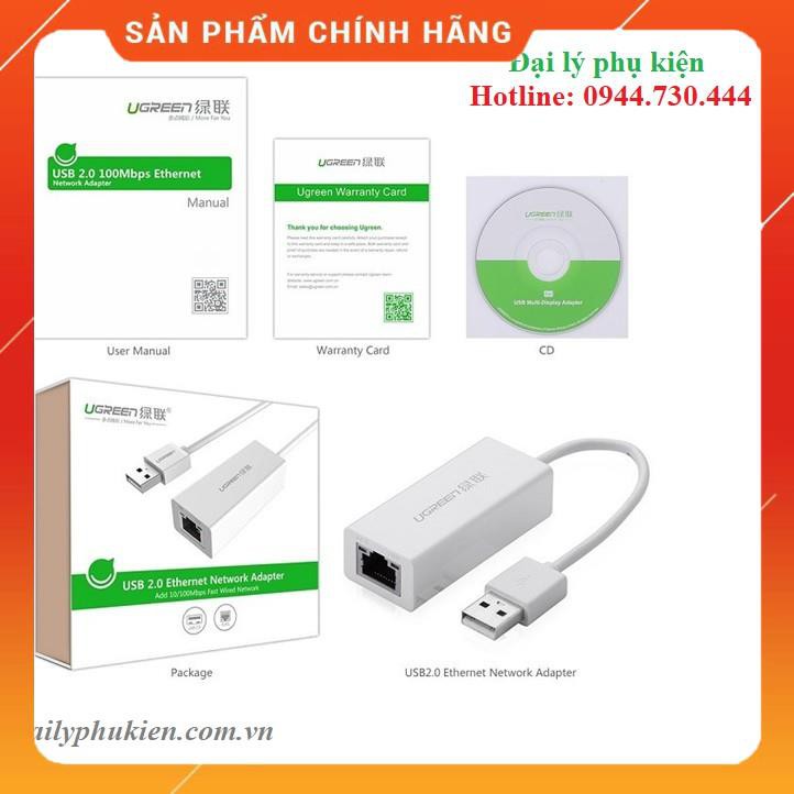 Cáp USB 2.0 sang Lan Ugreen 20253 dailyphukien