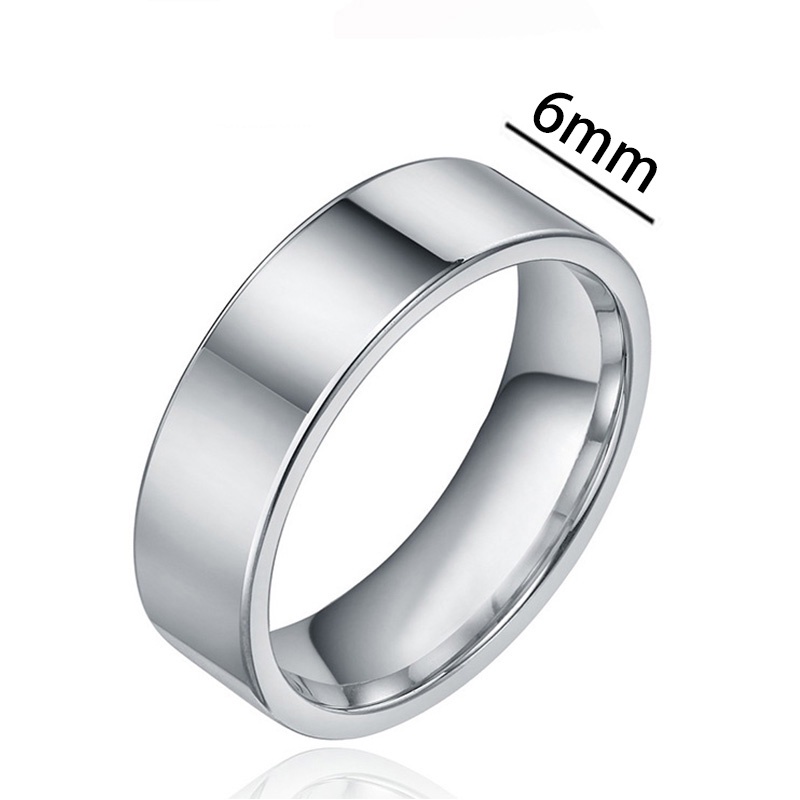 Nhẫn Đôi Bằng Thép Không Gỉ Cao Cấp Thời Trang