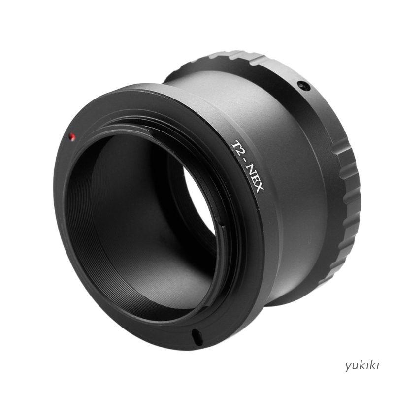 Ngàm Chuyển Đổi Ống Kính Máy Ảnh Sony Nex E-Mount Sang Attach T2 / T Bằng Hợp Kim Nhôm