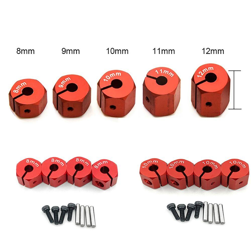 Set 4 Bánh Xe Thay Thế Chuyên Dụng Cho Xe Điều Khiển 1 / 10 RC 8 / 9 / 10 / 11 / 12mm