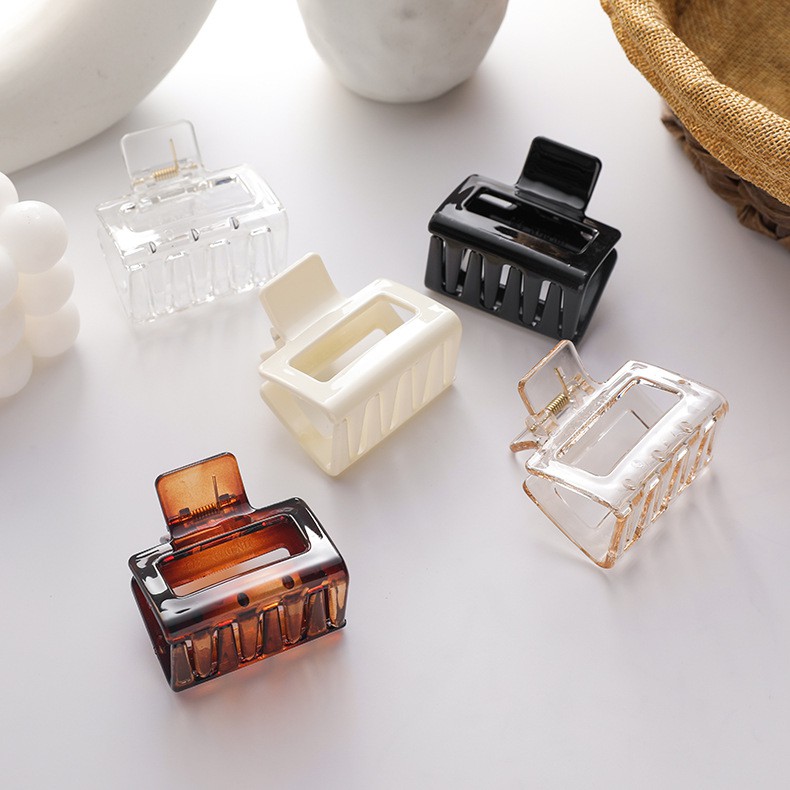 Kẹp Tóc Càng Cua NOVSET Kẹp Tóc Hàn Quốc Chất Liệu Nhựa Bóng Cao Cấp #3 TRONG