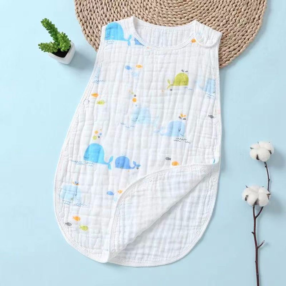 Túi ngủ mùa hè bằng cotton họa tiết hoạt hình phong cách Hàn Quốc cho bé gái